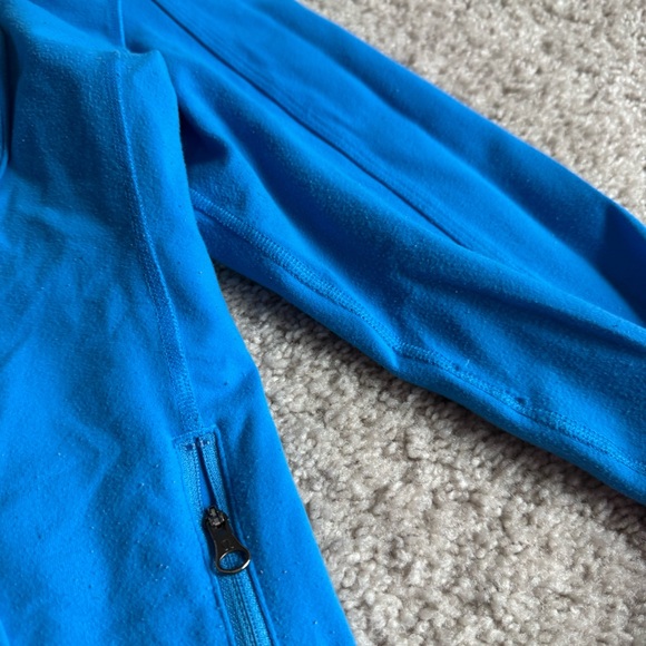 Lululemon Bright Blue Full Length Define Zip Up Size 10 - Picture 4 of 9